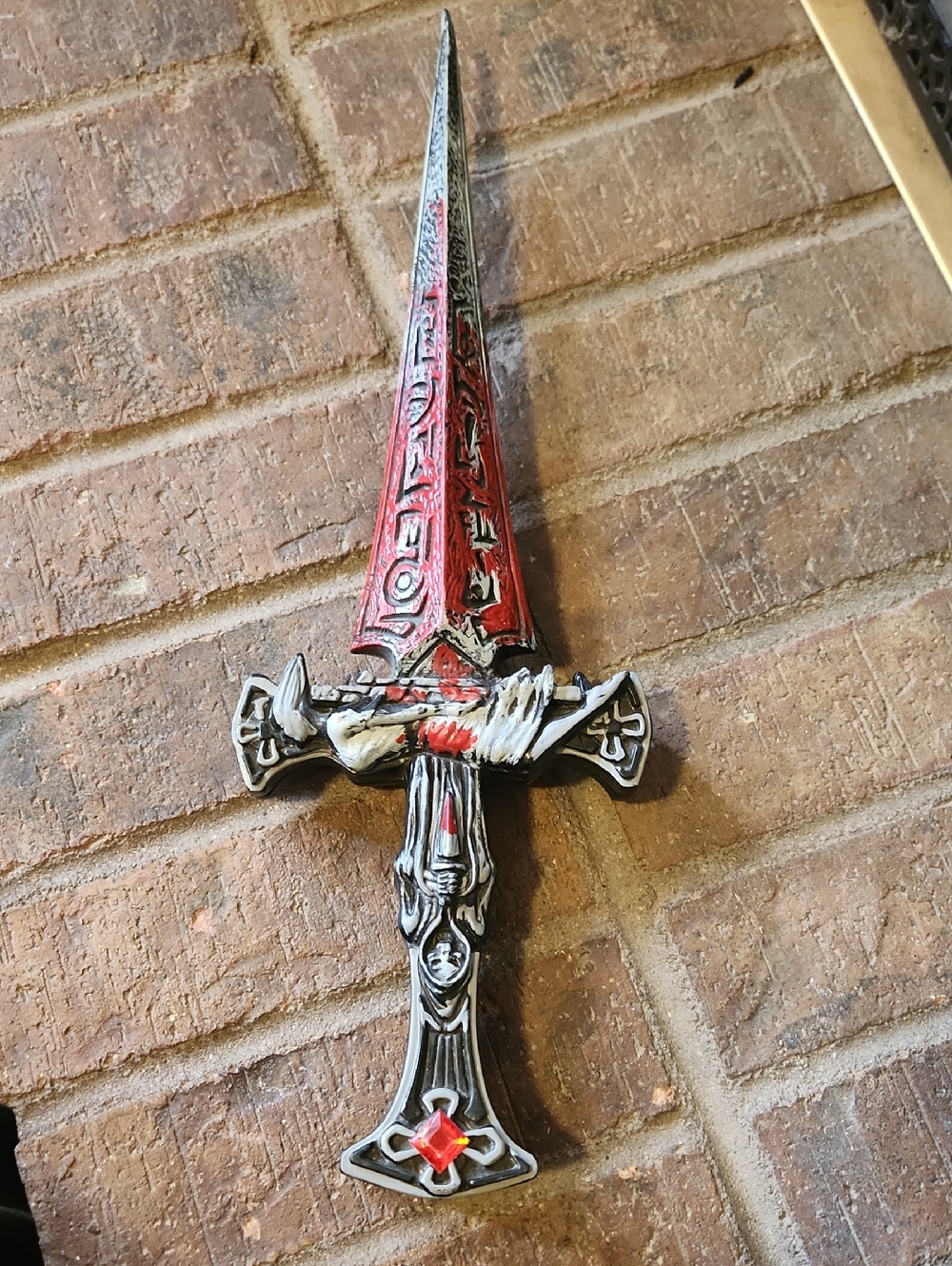Decorative Gothic Plastic Cosplay Dagger Grim Reaper 16" Toy Costume Halloween
